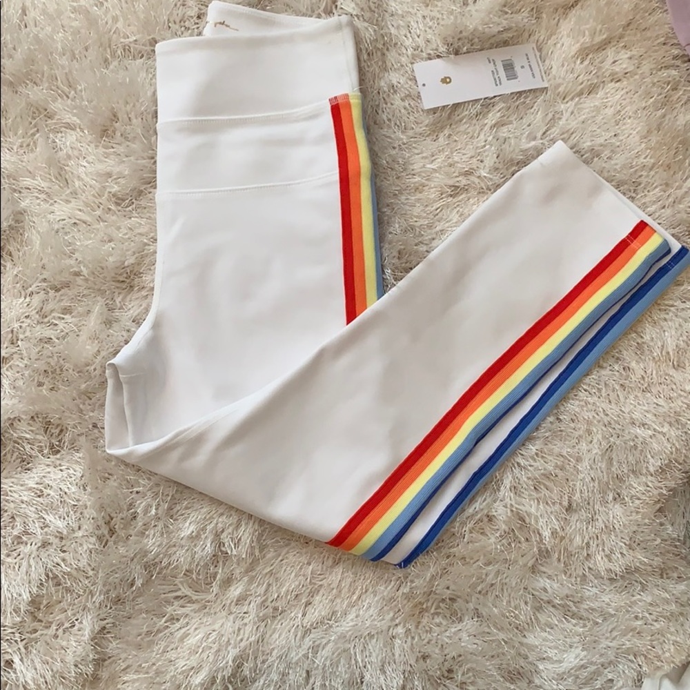 Spiritual gangster white Track Tight Crop